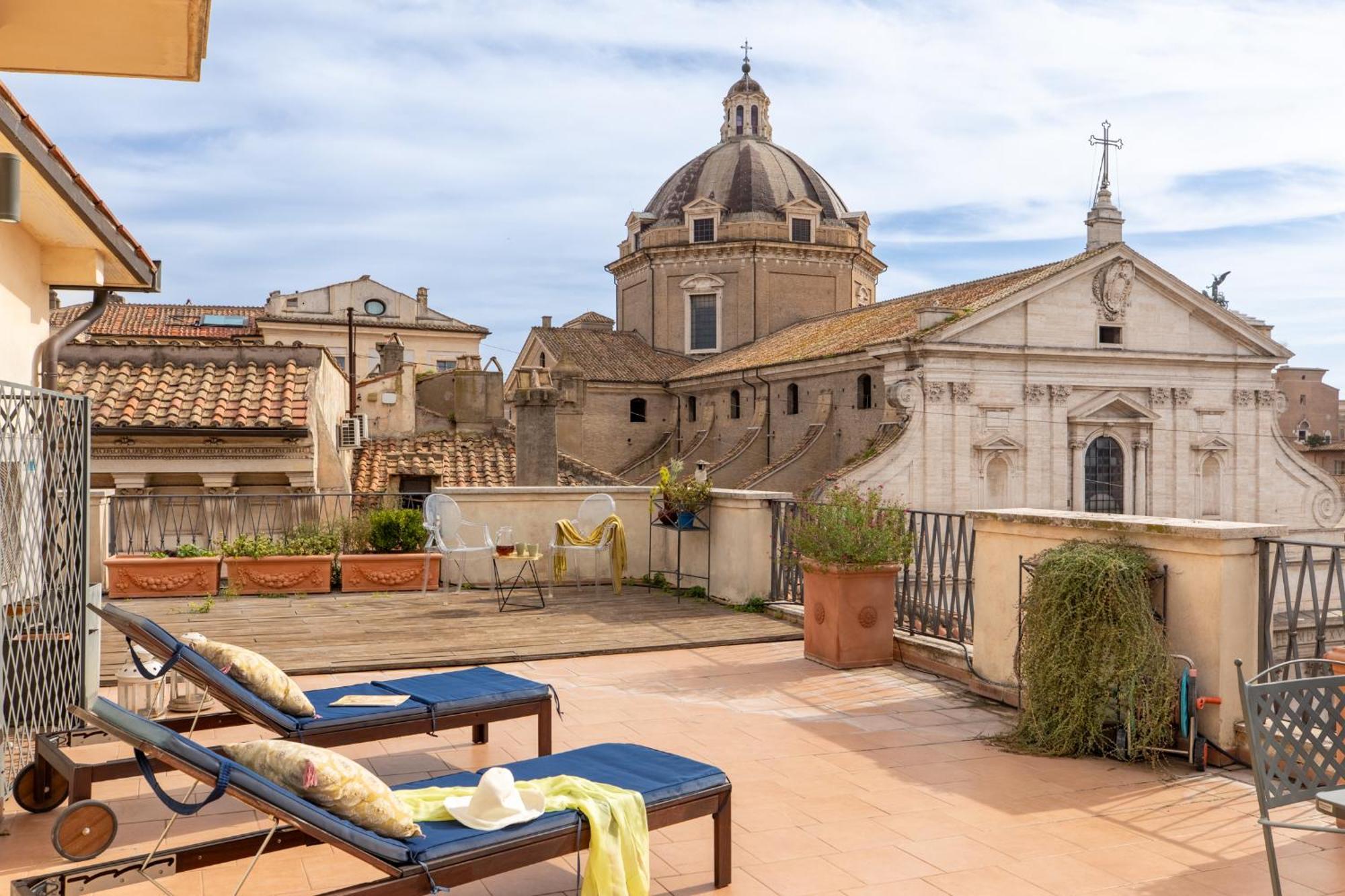 Ferienwohnung Penthouse Rome Capitol Exterior foto