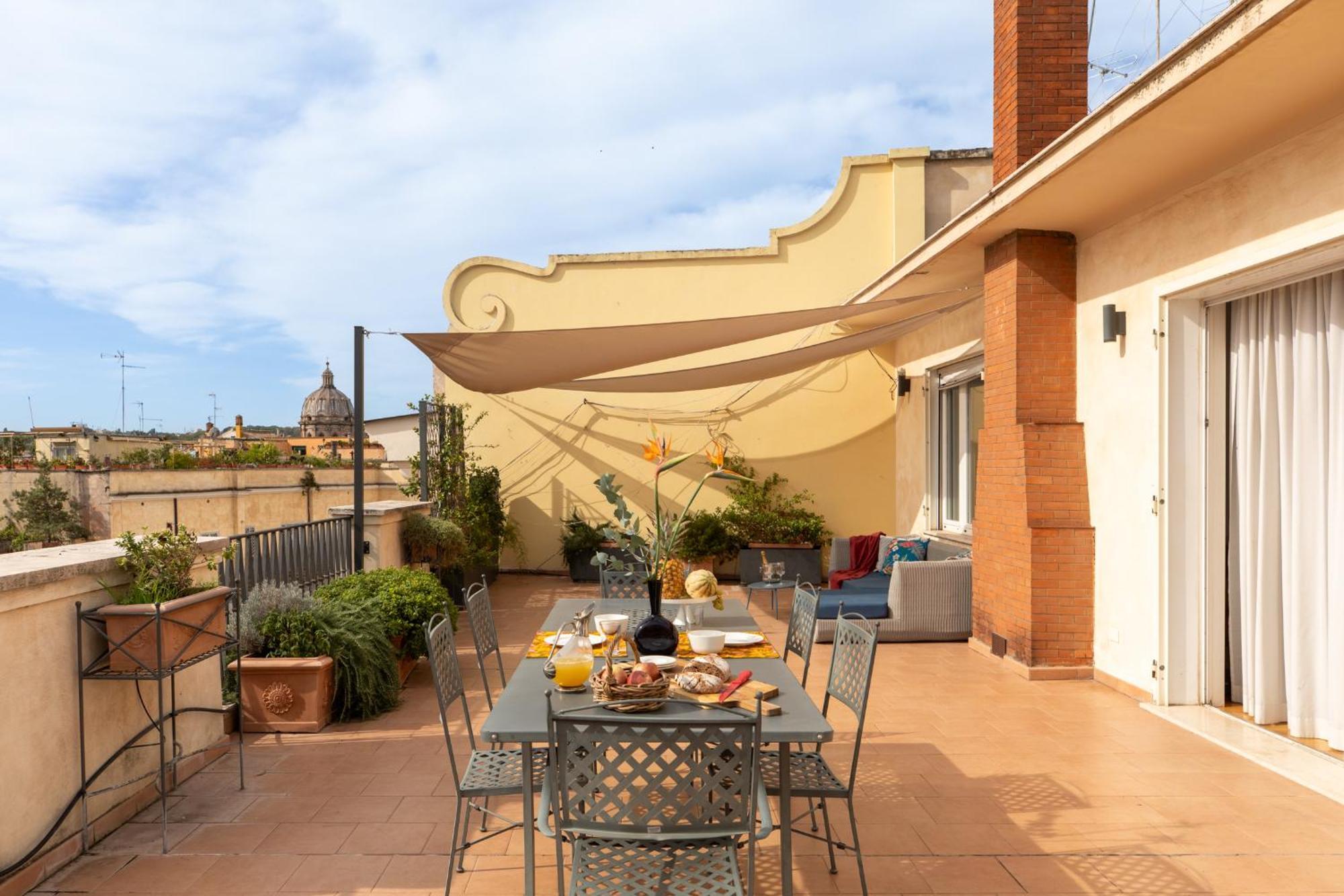 Ferienwohnung Penthouse Rome Capitol Exterior foto